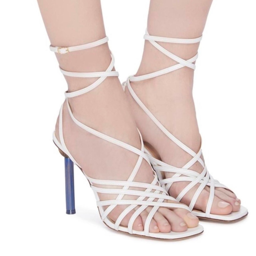 Jacquemus Pisa Sandal white